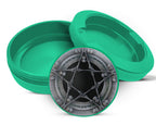 Green Skull & Bones Pentagram Snus Storage Case
