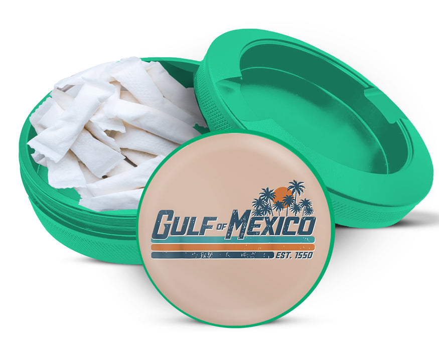 Green Gulf Of Mexico Snus Storage Case