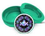 Green Crystal Rose Moon Trinity Snus Storage Case