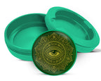 Green Golden All-Seeing Eye Snus Storage Case