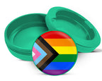 Green Progressive Pride Flag LGBTQ+ Inclusive Snus Storage Case
