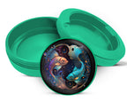 Green Pisces Zodiac Sign Fish Symbol Snus Storage Case