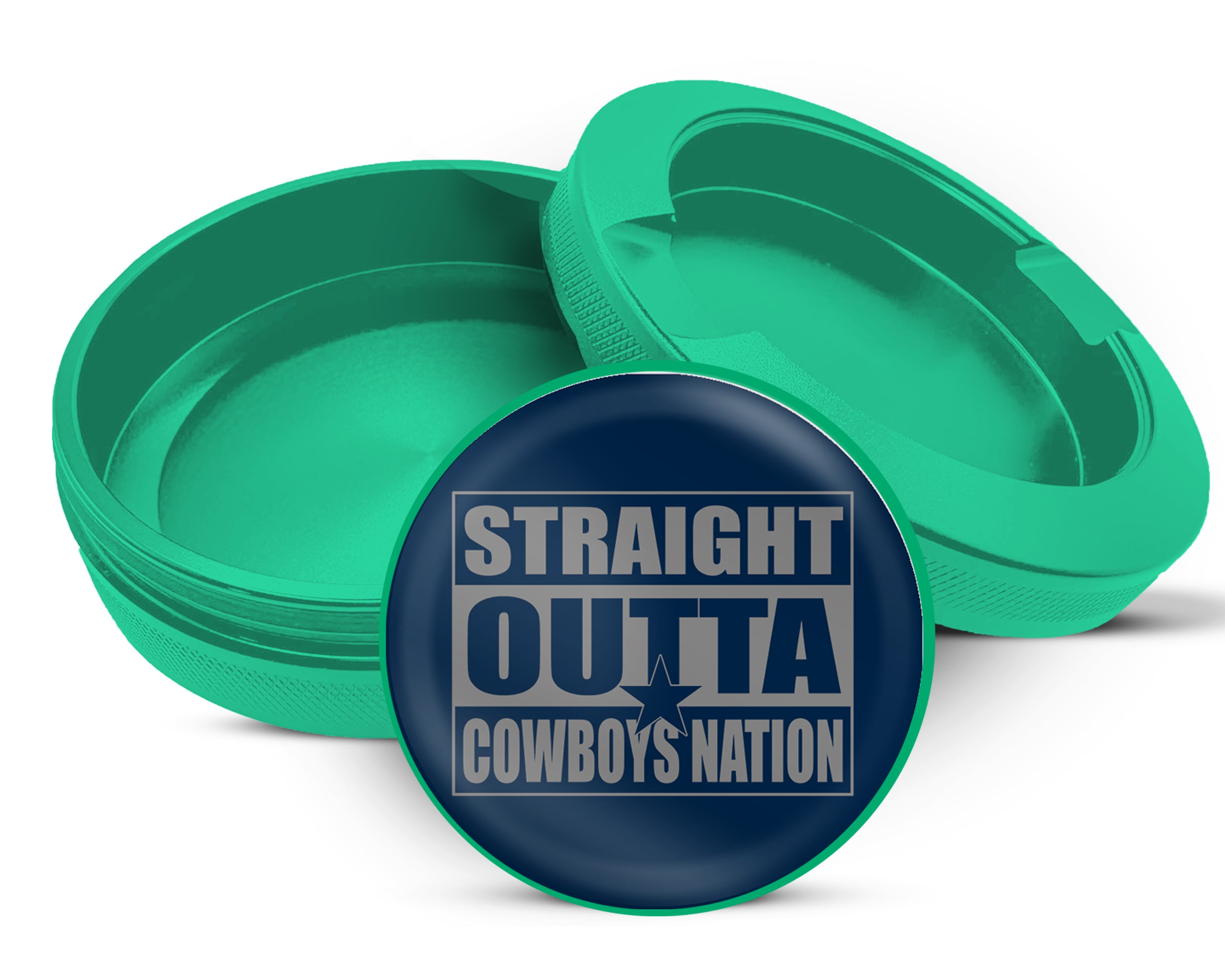 Green Straight Outta Cowboys Nation Snus Storage Case