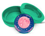 Green Pink Kawaii Crescent Moon with Stars Snus Storage Case