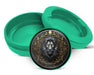 Green Celestial Moonphase Lion Crest Zyn Storage Case