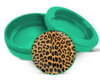 Green Leopard Print Snus Storage Case