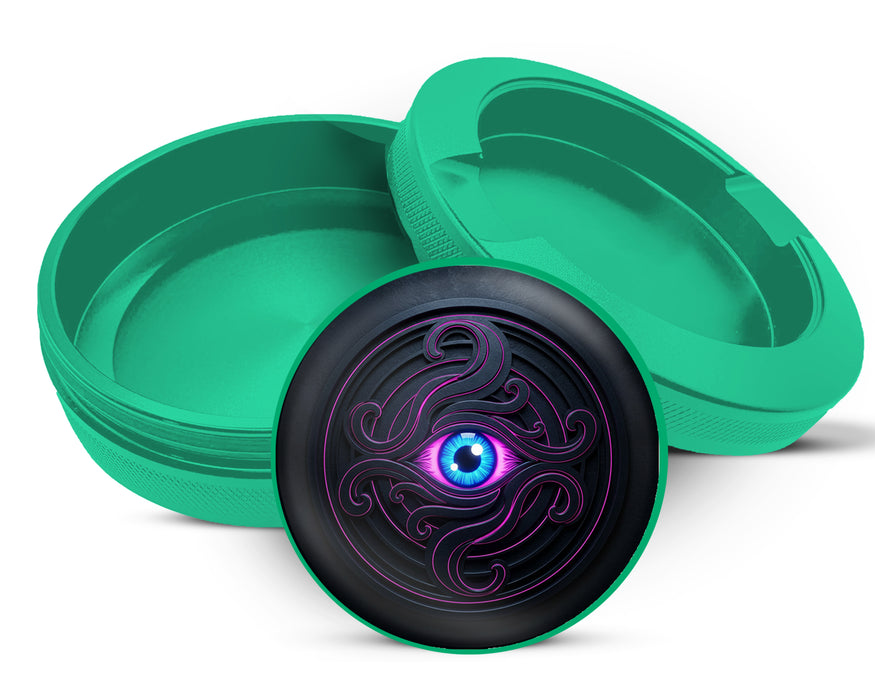 Green Neon Eye Chaos Sigil Snus Storage Case