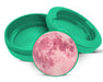 Green Soft Pink Moon Boho Celestial Vibes Snus Storage Case