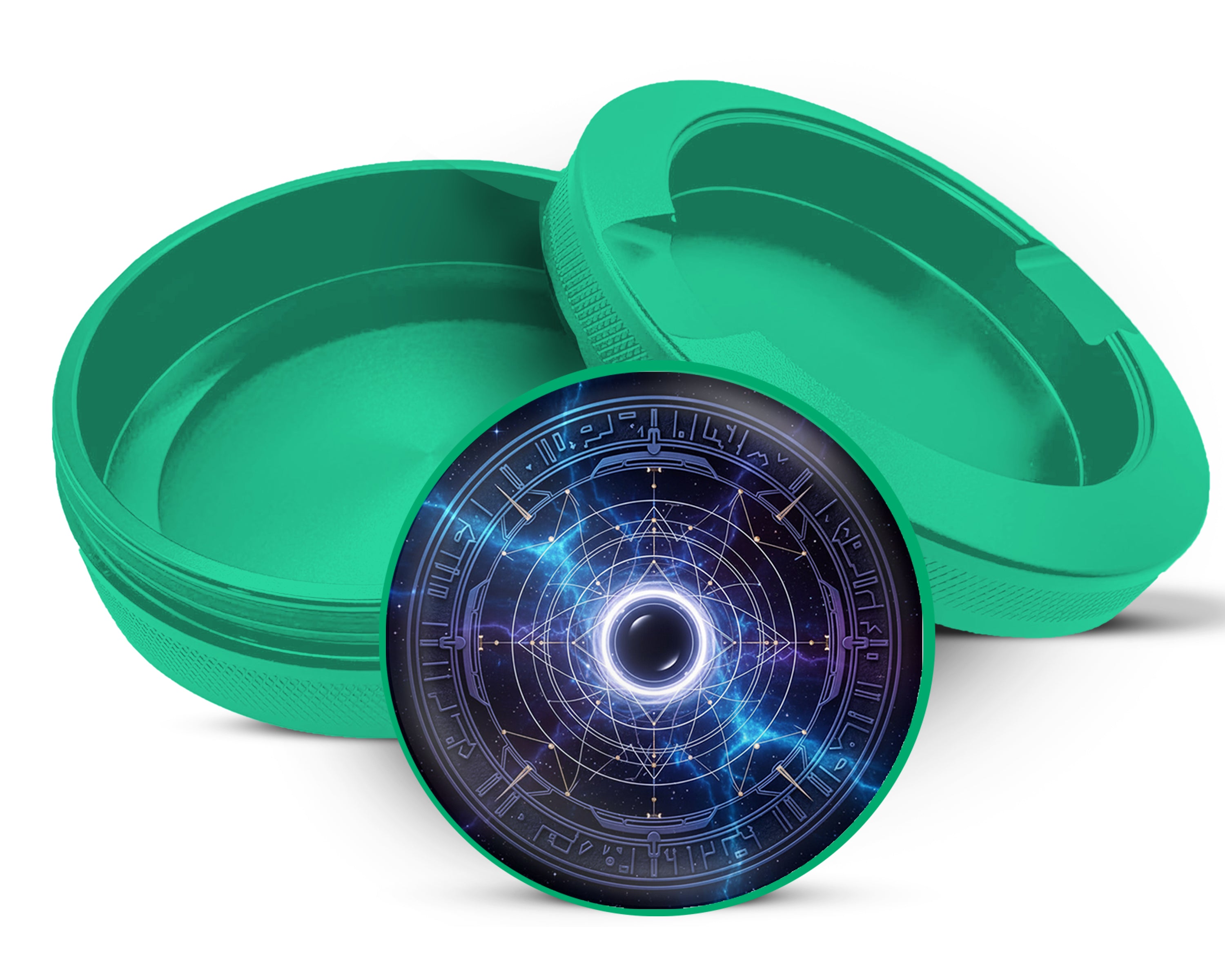 Green Galactic Portal Star Map Snus Storage Case