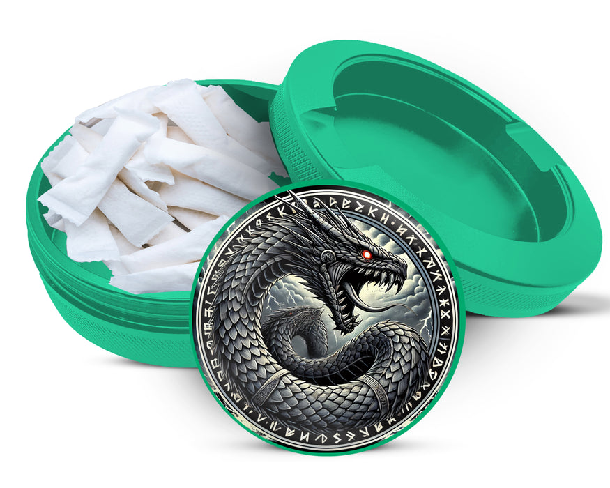 Green World Serpent Jormungandr Zyn Storage Case