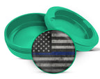 Green Flag Thin Blue Line Snus Storage Case