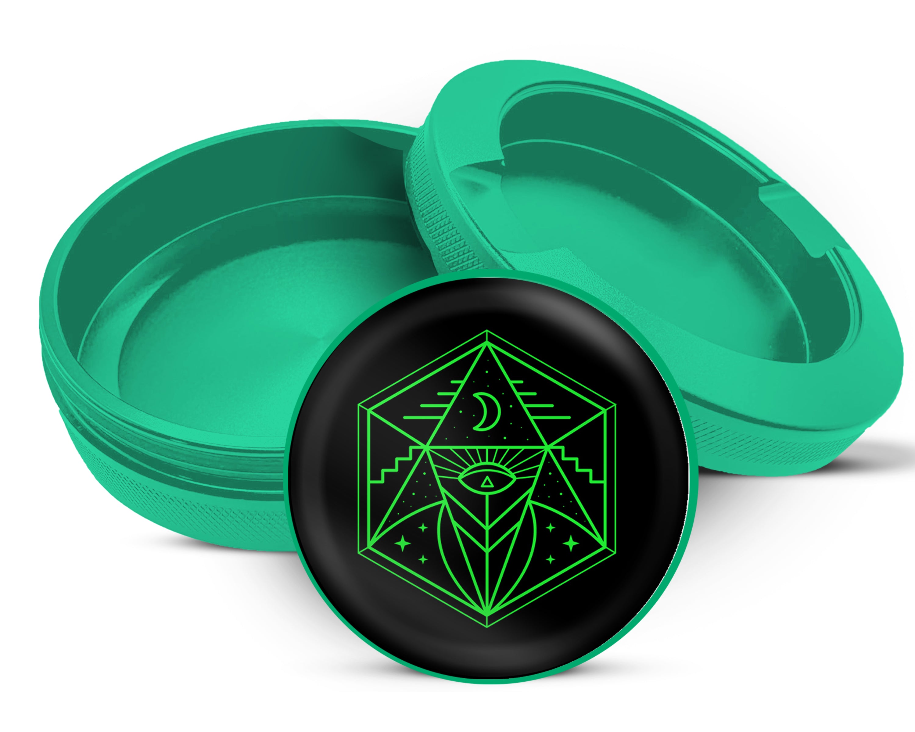 Green Eye Of Providence Snus Storage Case