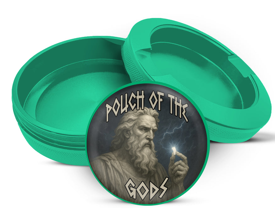 Green Pouch Of The Gods Snus Storage Case