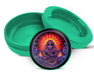 Green Psychedelic Serpent Sun Shaman Zyn Storage Case