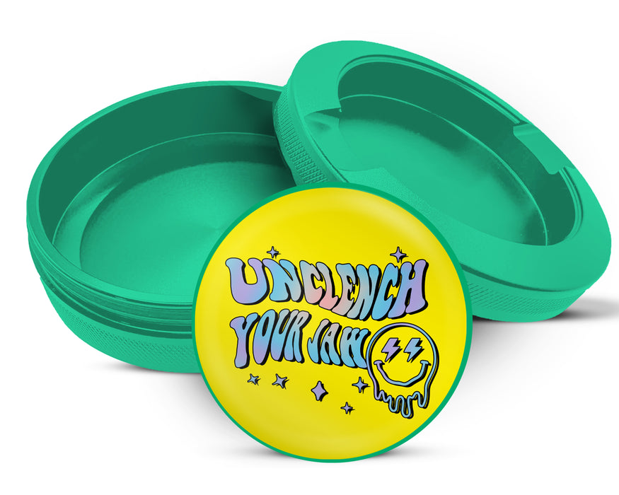 Green Unclench Your Jaw Snus Storage Case