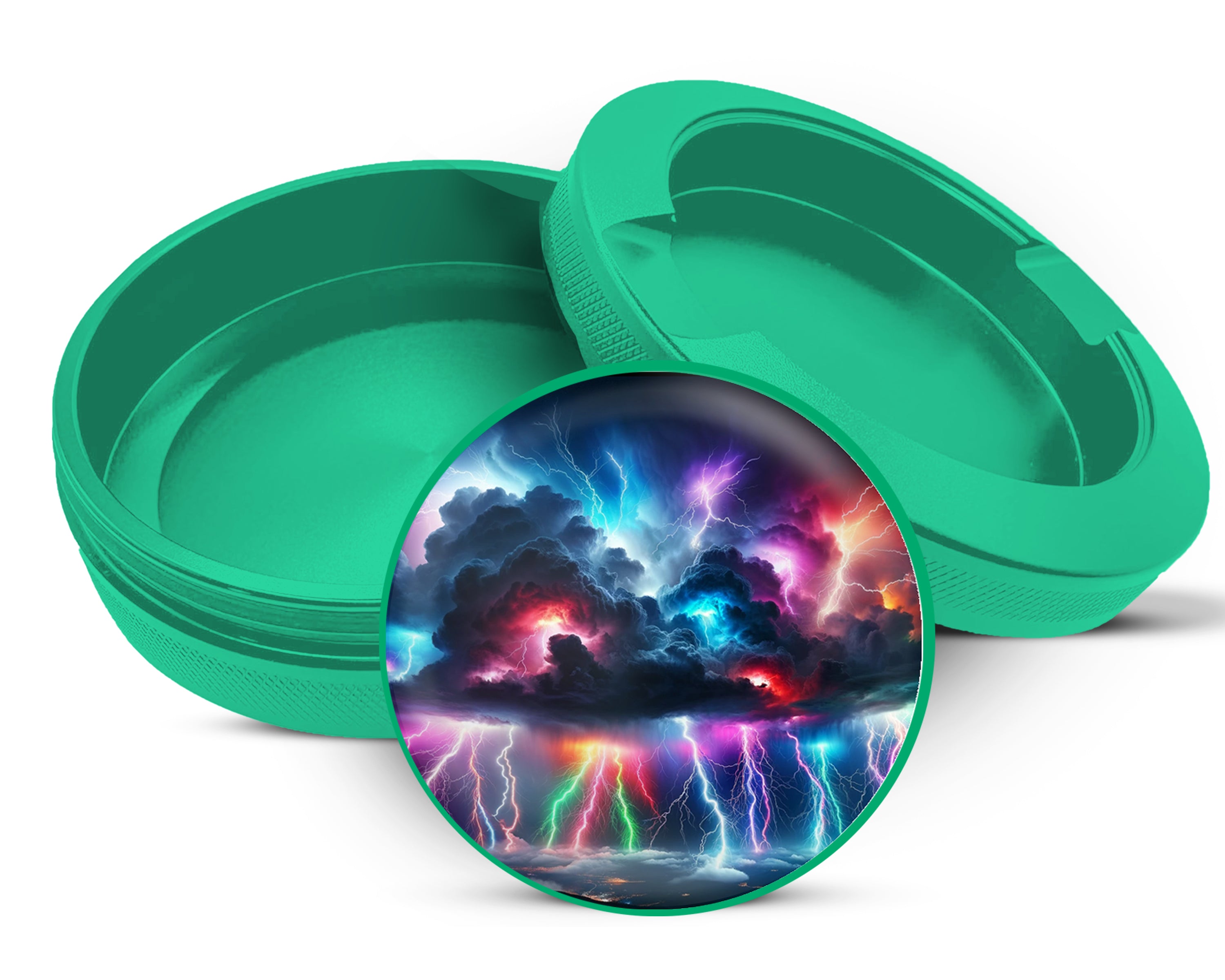 Green Thunderstorm Storm Catcher Snus Storage Case
