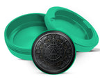 Green Occult Timekeeper Alchemy Seal Snus Storage Case