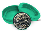 Green American Eagle Power Snus Storage Case