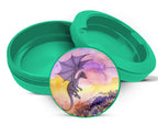 Green Purple Dragon Fantasy Snus Storage Case