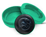 Green Runic Sea Serpent Emblem Snus Storage Case