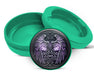 Green Celestial Wings Knotwork Crest Snus Storage Case