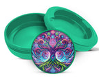 Green Psychedelic Yggdrasil, Old Norse Tree Of Life Snus Storage Case