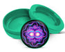 Green Psychedelic Cosmic Sun Face Zyn Storage Case