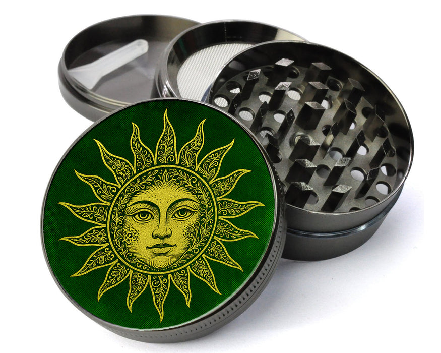 Golden Sun Premium Herb Grinder, 2.5 Inch Spice and Herb Crusher