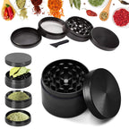 Premium 4-Layer Metal Herb Grinder | Weeds Grinder | Smoking accessories