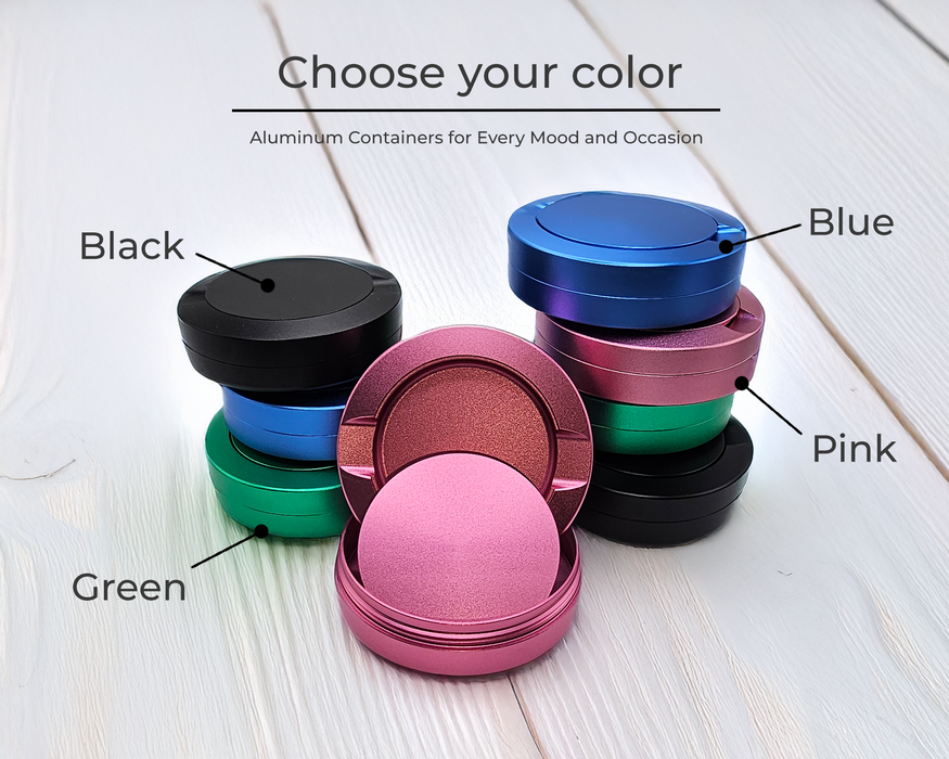 Snus Storage Case Neon Techno Star Circuit Black