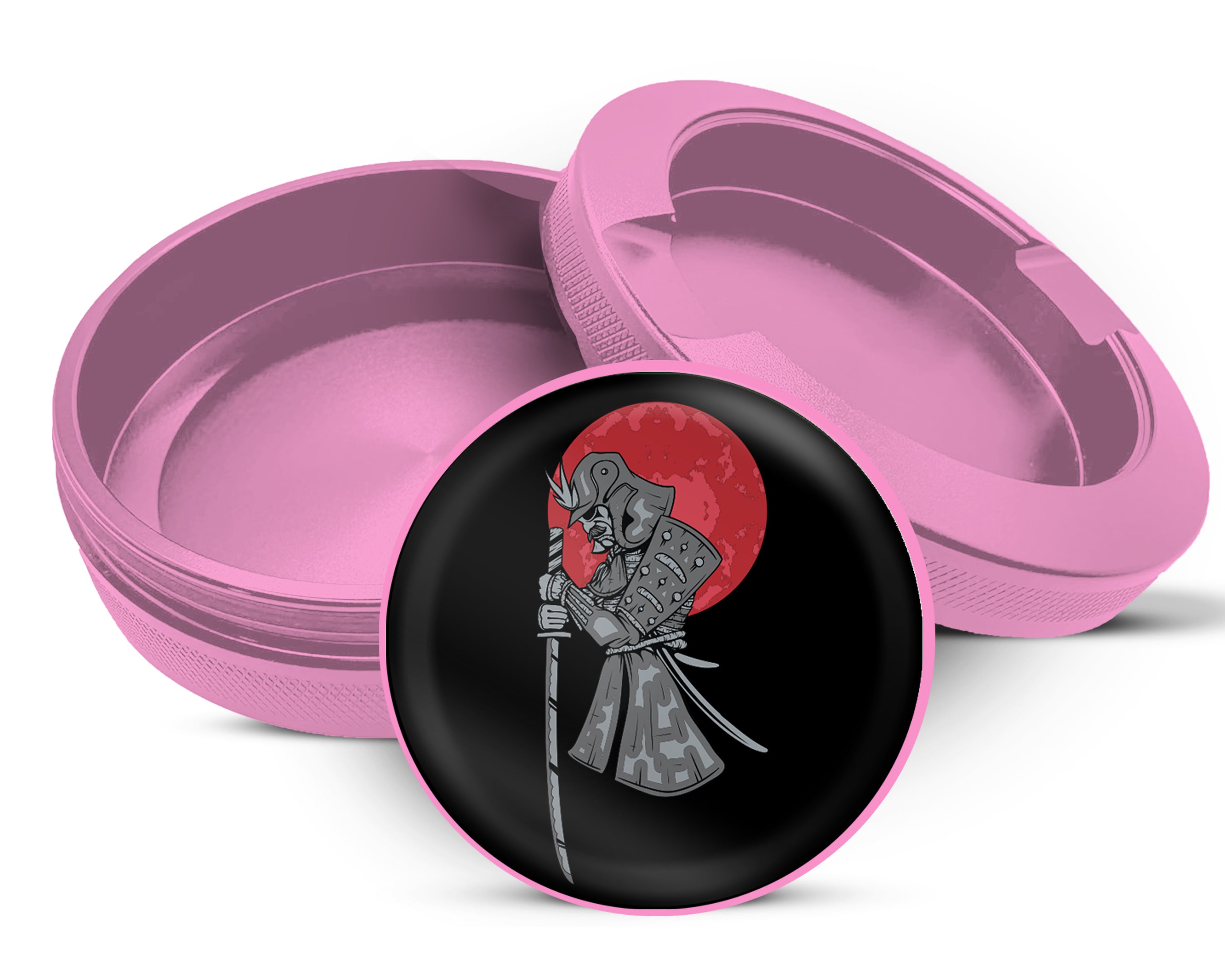 Japanese Samurai Anime Snus Storage Case Pink