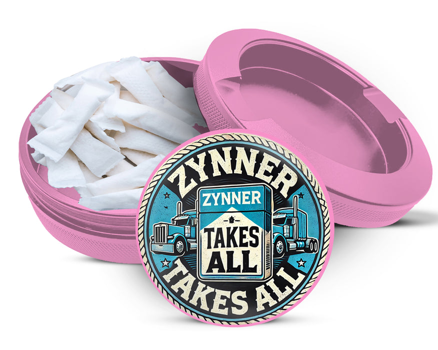 Zynner Takes All Trucker Zyn Storage Case Pink