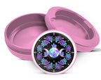 Crystal Rose Moon Trinity Snus Storage Case Pink