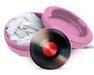 Red Vinyl Record  Snus Storage Case Pink