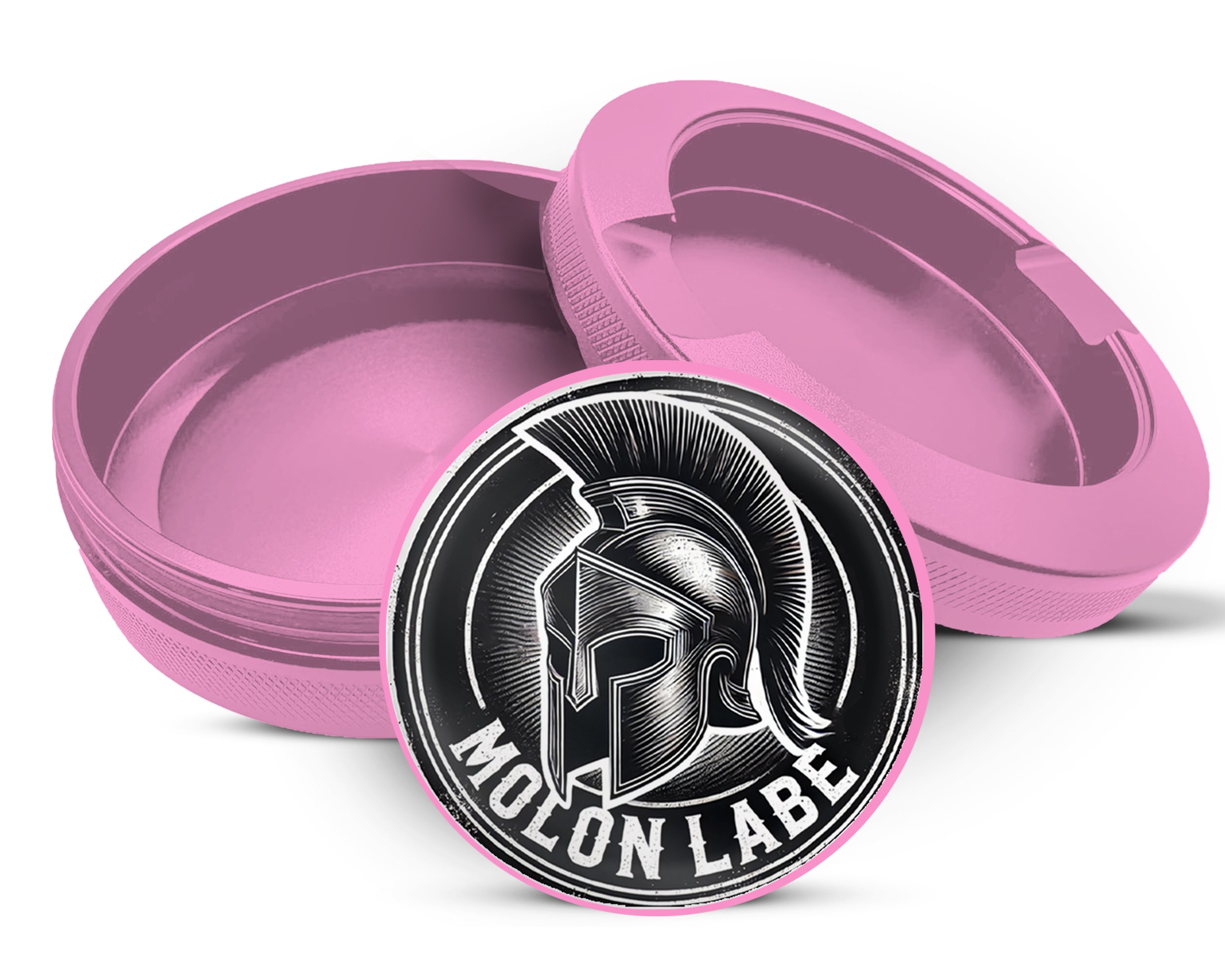 Molon Labe Spartan Helmet Snus Storage Case Pink