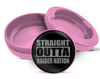 Straight Outta Raider Nation Snus Storage Case Pink
