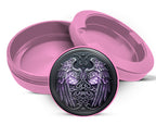Celestial Wings Knotwork Crest Snus Storage Case Pink