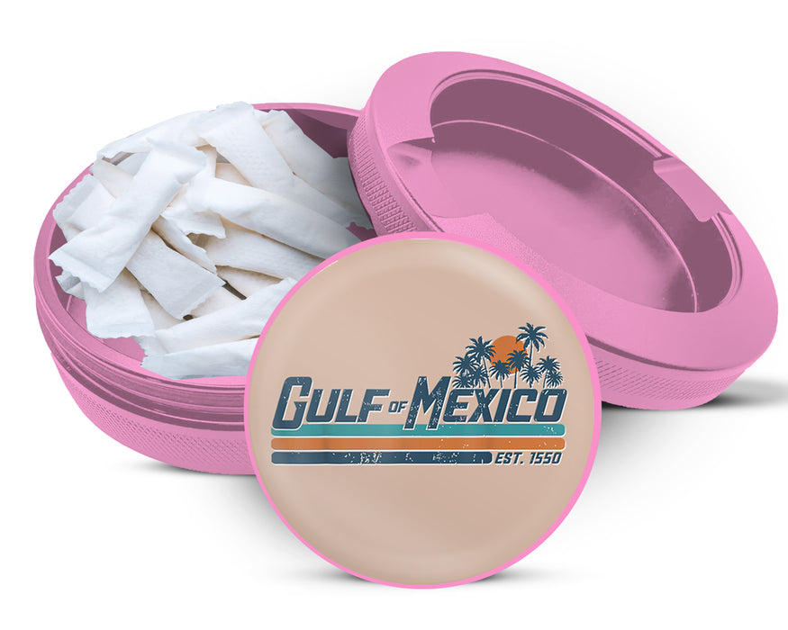 Gulf Of Mexico Snus Storage Case Pink