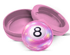 Pink Magic 8 Ball Digital Pop Art Snus Storage Case Pink