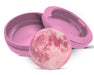 Soft Pink Moon Boho Celestial Vibes Snus Storage Case Pink