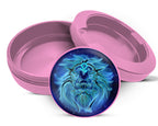 Leo Zodiac Astrology Snus Storage Case Pink