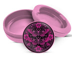 Gothic Moth Magic Mandala Snus Storage Case Pink