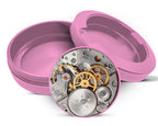 Steampunk Clockwork Snus Storage Case Pink