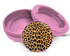 Leopard Print Snus Storage Case Pink