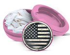 USA Flag American Flag Snus Storage Case Pink