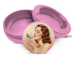 Vintage Rose Scented Beauty Snus Storage Case Pink