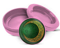 Eid Mubarak Crescent Moon With Stars Snus Storage Case Pink