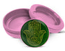 Golden Hamsa Hand Snus Storage Case Pink