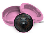 Runic Dire Wolf Emblem Snus Storage Case Pink