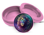 Lion Leo Gift Astrology Snus Storage Case Pink